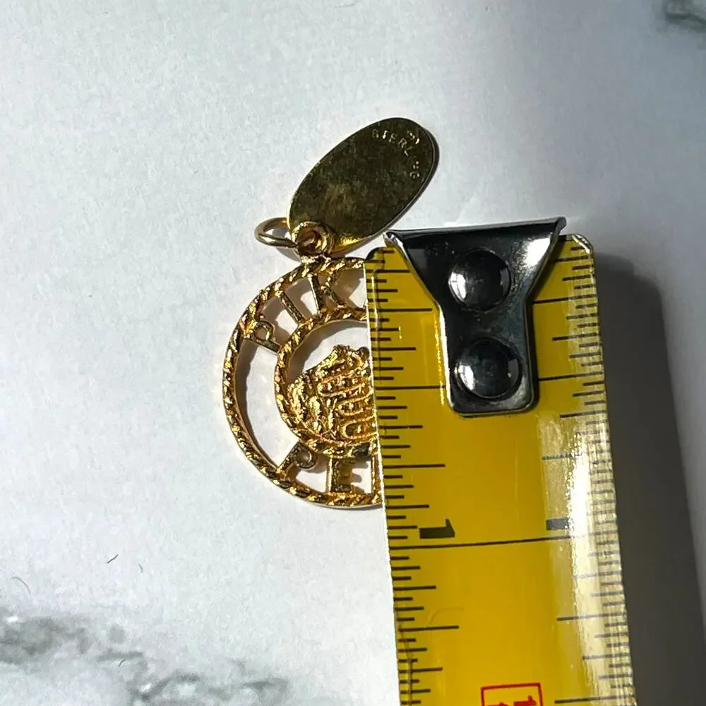 Vintage Pikes Peak Colorado Souvenir Charm Pendant 14,110 Ft Sterling Tag